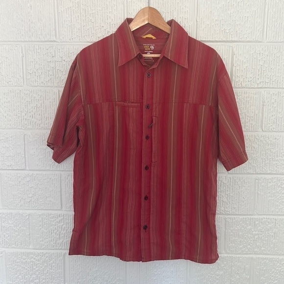 Mountain Hardwear Men’s Short Sleeve Button Down - Large - Picture 1 of 11